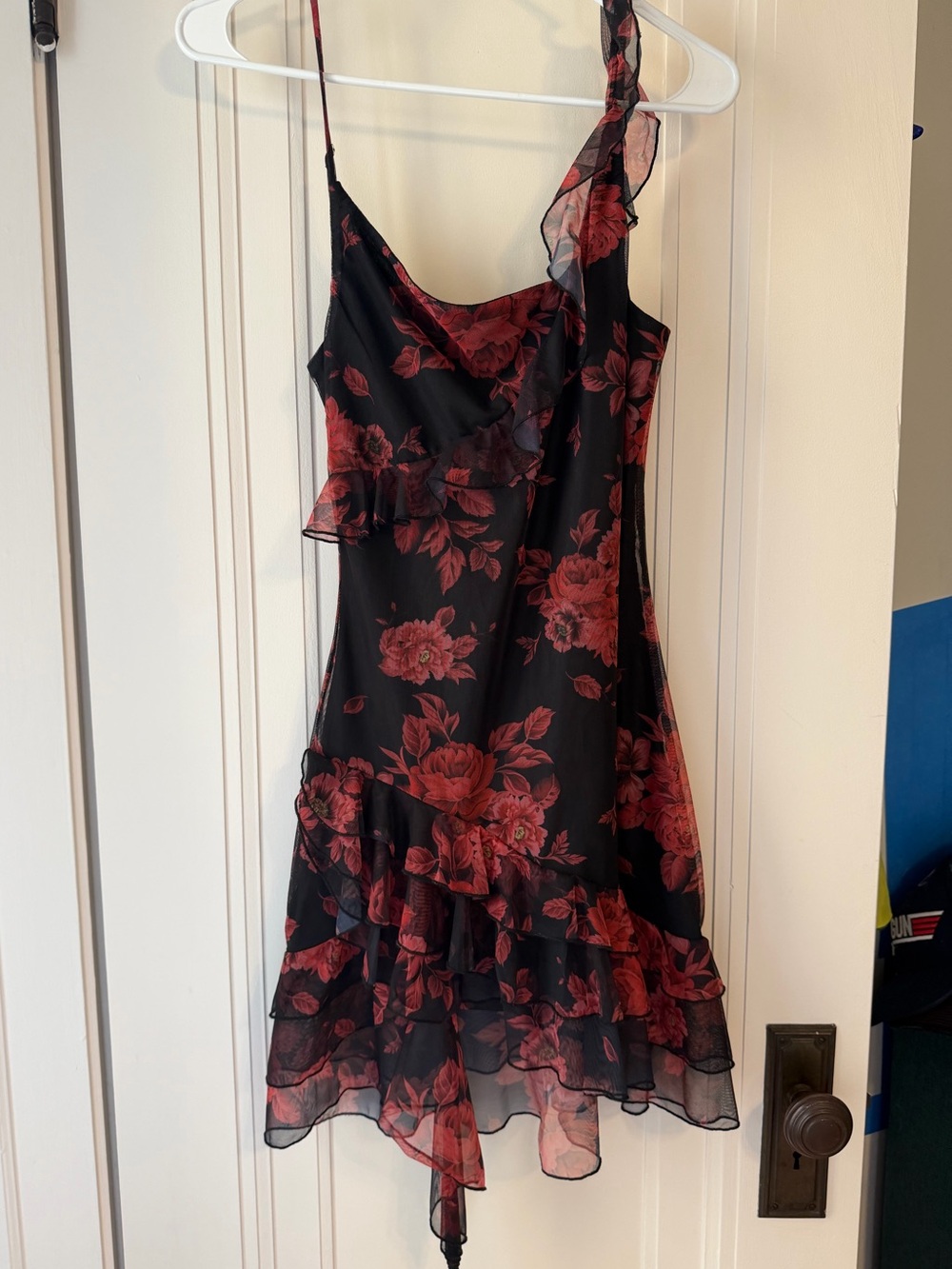 Pepper Mayo Love You Mesh Mini Dress in Midnight Rosa - Picture 2 of 6